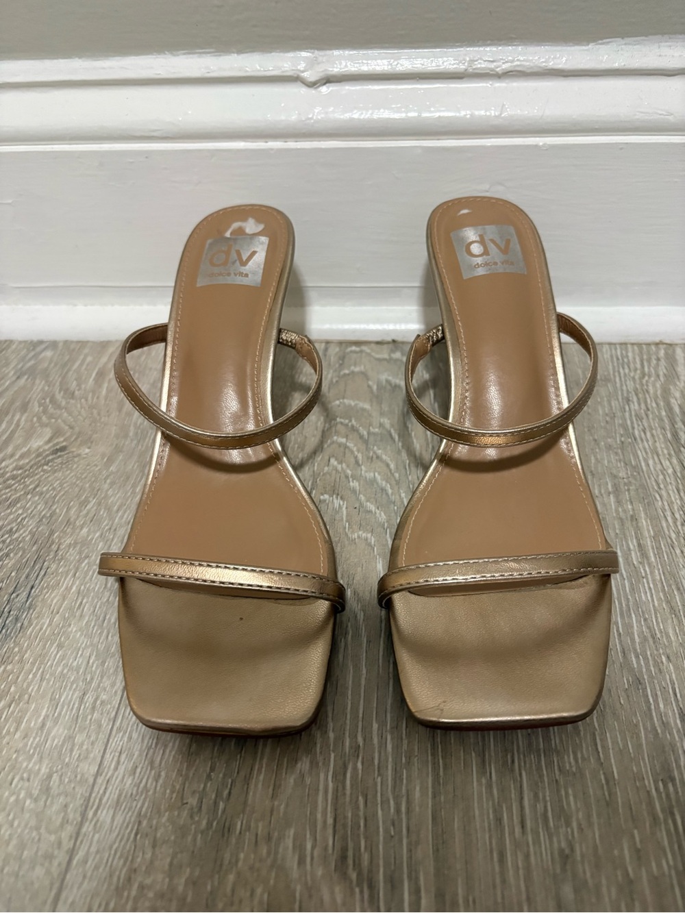Dolce Vita Gold Metallic Sandals